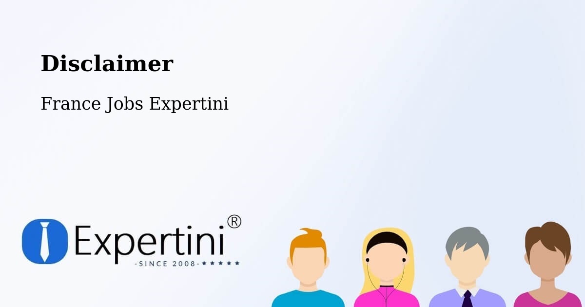 Disclaimer – Ingrandes - France Jobs Expertini